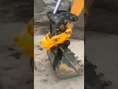 টেকসই cat306 মিনি খননকারীর সংযুক্তি বালতি 7 টন খননকারীর জন্য দ্রুত সংযোজক দ্রুত সংযোজক