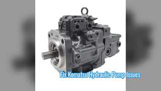 Komatsu PC55 হাইড্রোলিক পাম্প প্রতিস্থাপন সমাধান