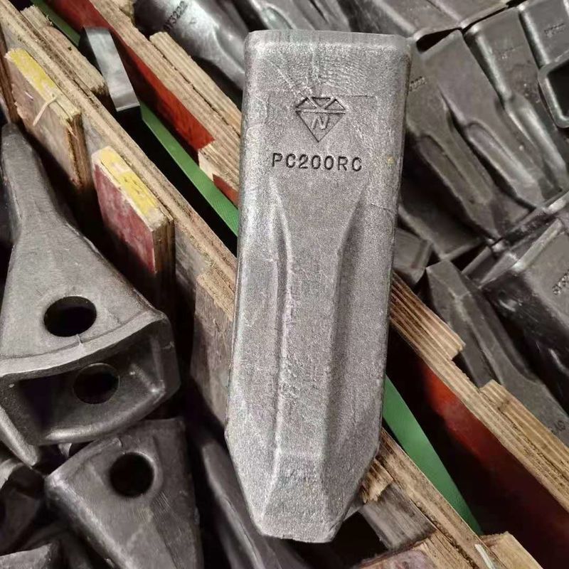 PC200 এক্সক্যাভারেটর রক দাঁত কাঠামো কাস্টিং 205-70-19570 নির্মাণ কাজের জন্য
