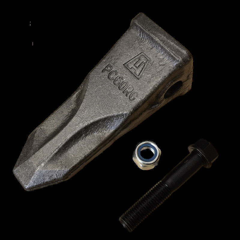 জালাই লোহা বোল্ট বালতি দাঁত PC60 রক দাঁত Excavator বালতি জন্য
