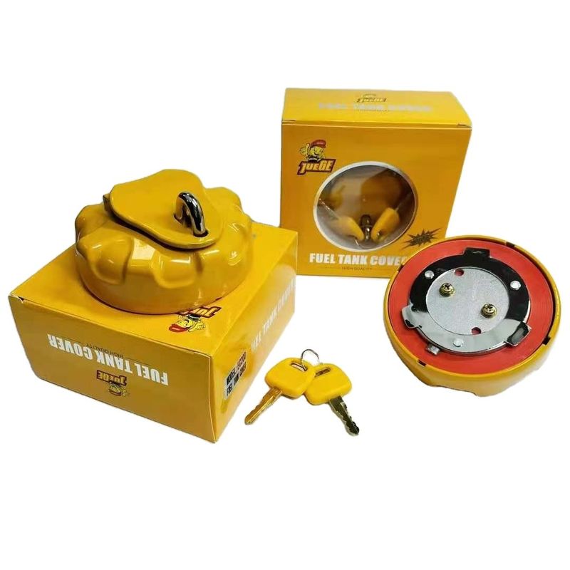 হলুদ খননকারীর জ্বালানী ট্যাঙ্ক কভার 7X-7700 349-7059 3497059 7X7700 জ্বালানী ক্যাপ