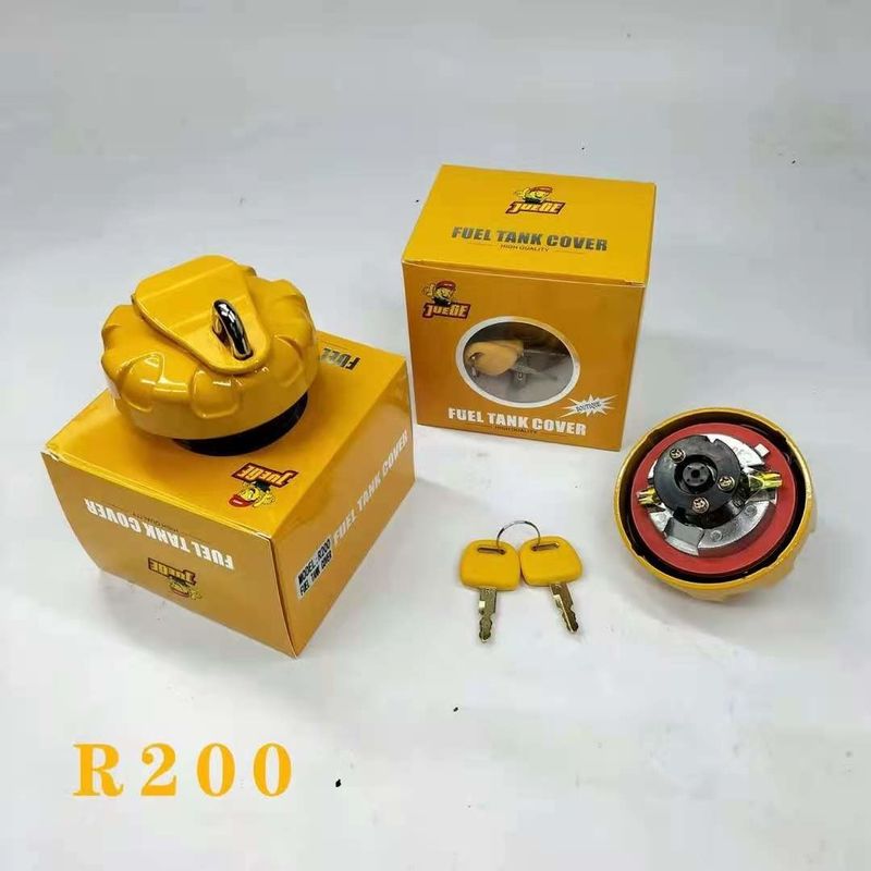 হলুদ খননকারীর জ্বালানী ট্যাঙ্ক কভার 7X-7700 349-7059 3497059 7X7700 জ্বালানী ক্যাপ