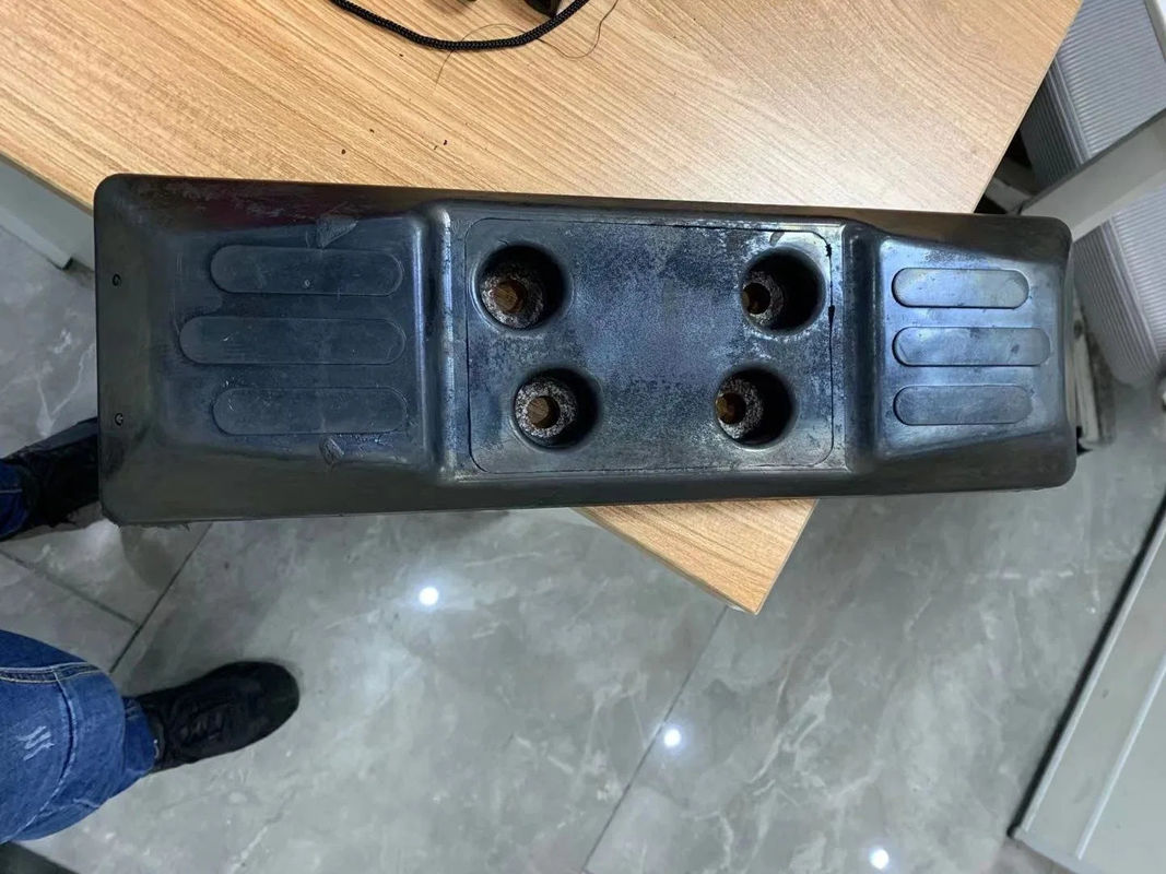রাবার ক্রলার ট্র্যাক রাবার ট্র্যাক প্যাড/বোর্ড পলিউরেথেন গ্রাউজারস এক্সক্যাভারের জন্য জুতা