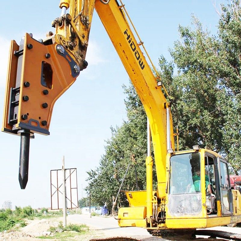 পাইকারি ব্যাসার্ধ68 100 140 185mm Excavator উচ্চ ফ্রিকোয়েন্সি কংক্রিট কম্পন পাথর জলবাহী ব্রেকার মেশিন জ্যাক হ্যাম