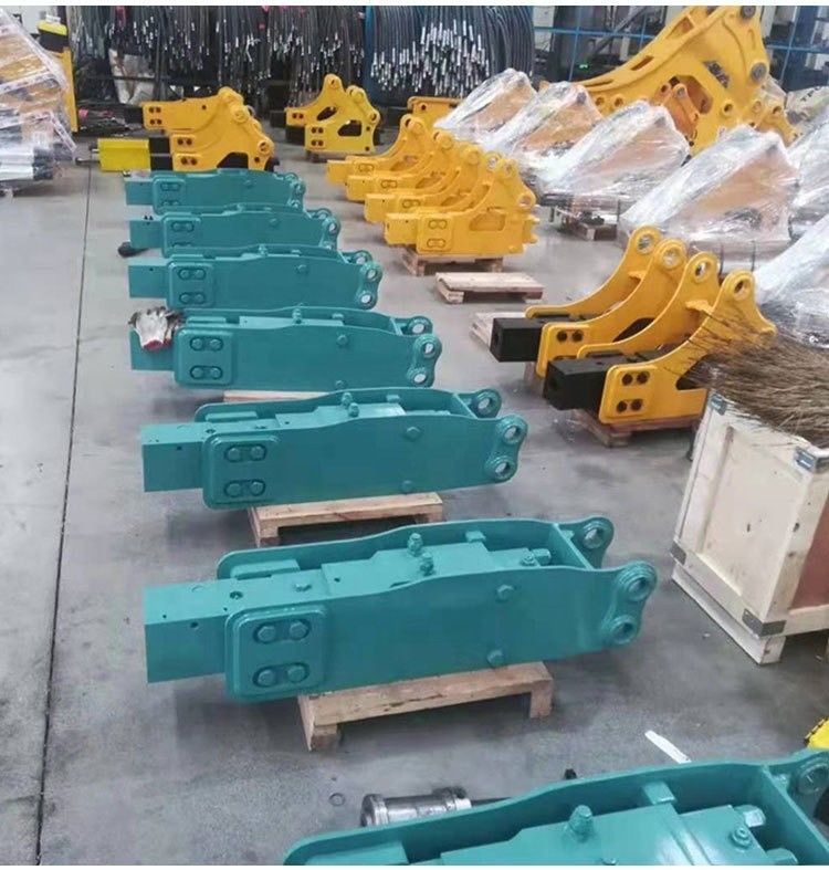 পাইকারি ব্যাসার্ধ68 100 140 185mm Excavator উচ্চ ফ্রিকোয়েন্সি কংক্রিট কম্পন পাথর জলবাহী ব্রেকার মেশিন জ্যাক হ্যাম
