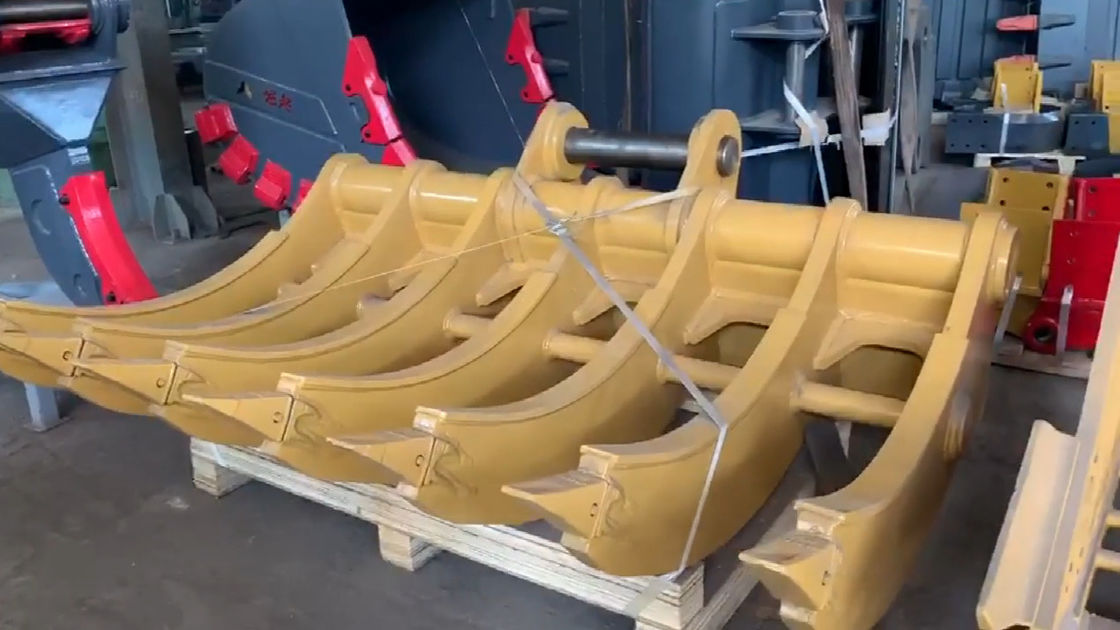কাস্টমাইজযোগ্য Excavator Rake Bucket Tilting Rake Bucket for any model Excavator Attachment