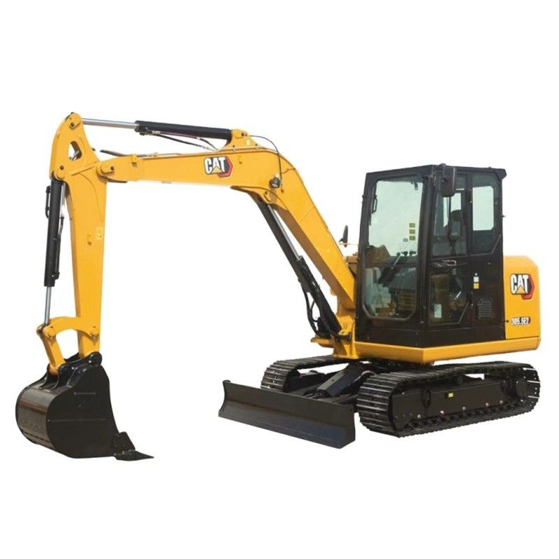 Cat 305.5E 5 টন ব্যবহৃত Excavator Digger হাইড্রোলিক মিনি ব্যাকহো Excavator