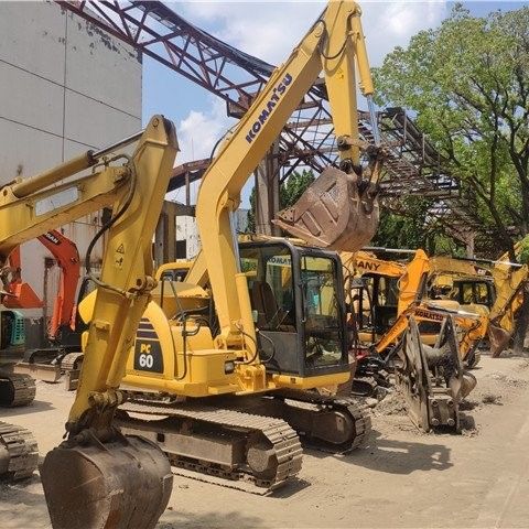 PC58-8 PC60-8 PC70-8 সেকেন্ড হ্যান্ড এক্সক্যাভেটর 6.18 টন ব্যবহৃত ক্রলার এক্সক্যাভেটর