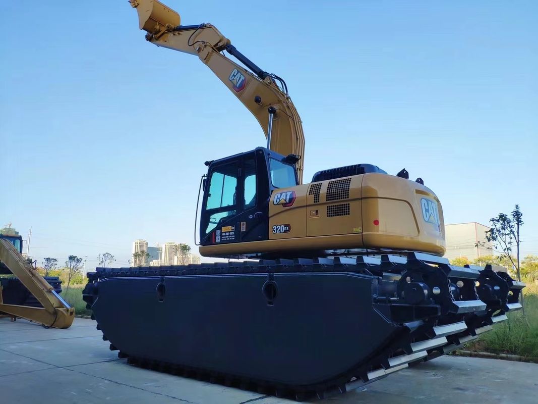 কাস্টমাইজড Excavator ভাসমান পন্টন ওয়াটার ট্র্যাক Excavator Amphibious sy75 sk75 sy135 sy215 320d জন্য ব্যবহৃত