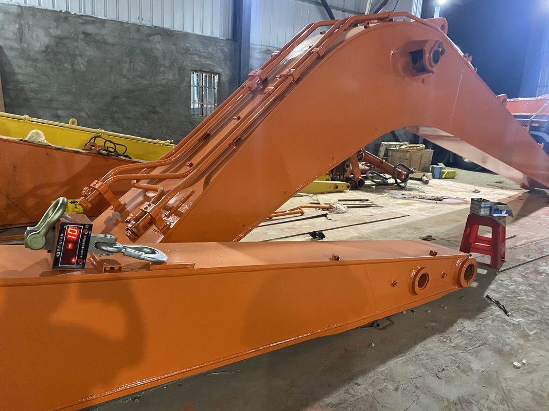 Q355B Q690 Excavator Long Reach Boom Excavator Extension Arm For Pc120 Pc200 Cat 320