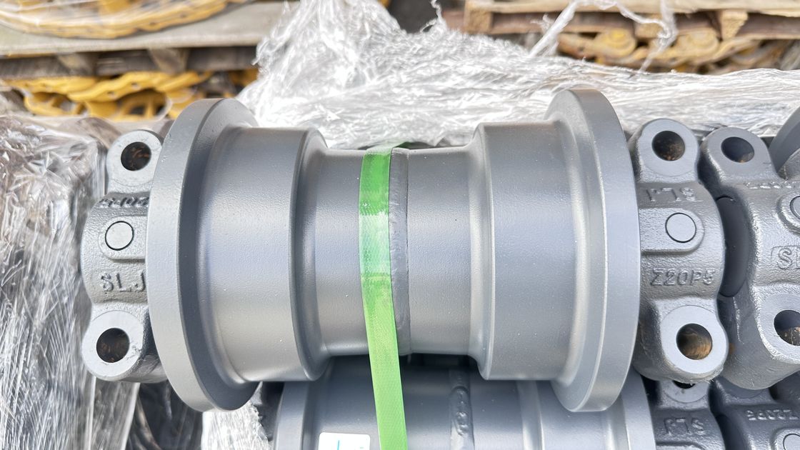 Sk200 এক্সক্যাভেটর পার্টস আন্ডার চ্যাসি পার্টস ট্র্যাক লিঙ্ক ট্র্যাক জুতা ট্র্যাক রোলার শীর্ষ নীচের রোলার স্প্রোকসেট আইডলার