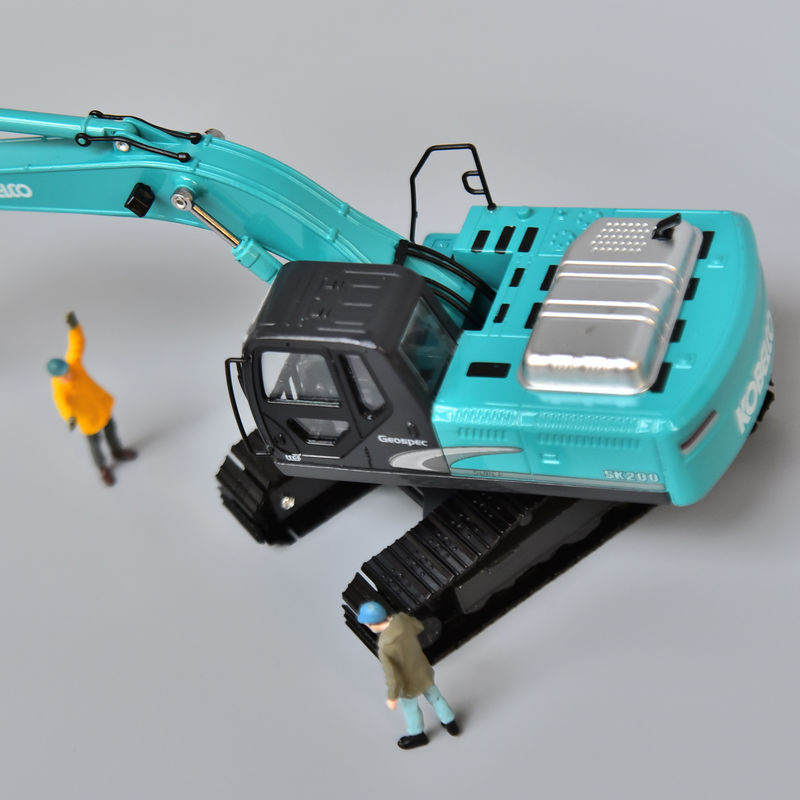 খননকারীর মডেল KOBELCO মূল সিমুলেশন ধাতু খাদ গাড়ী Shinko SK200 সজ্জা অ খেলনা