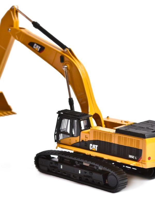 DM কার্টার CAT385C খাদ খননকারীর মডেল ইঞ্জিনিয়ারিং যন্ত্রপাতি গাড়ি সিমুলেশন ধাতু সজ্জা অলঙ্কার