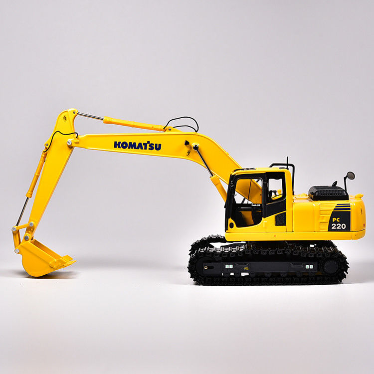 Komatsu PC200 PC220 ডাই কাস্ট এক্সক্যাভেটর মডেল 1/50 স্কেল ভারী সরঞ্জাম সংগ্রহযোগ্য খেলনা