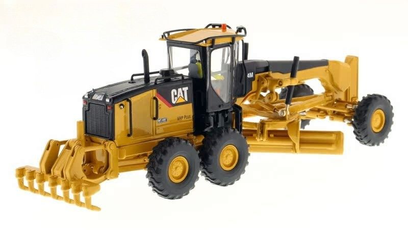 Cat 14M মোটর গ্রেডার মডেল 1/50 Caterpillar স্বয়ংচালিত গ্রেডার রেপ্লিকা 85189
