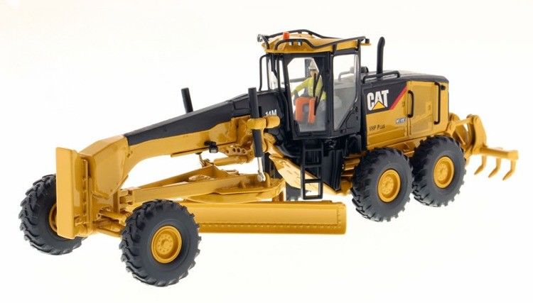 Cat 14M মোটর গ্রেডার মডেল 1/50 Caterpillar স্বয়ংচালিত গ্রেডার রেপ্লিকা 85189