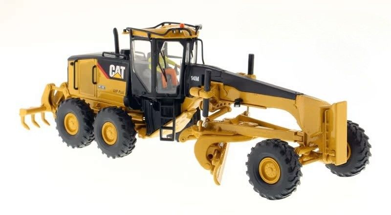 Cat 14M মোটর গ্রেডার মডেল 1/50 Caterpillar স্বয়ংচালিত গ্রেডার রেপ্লিকা 85189