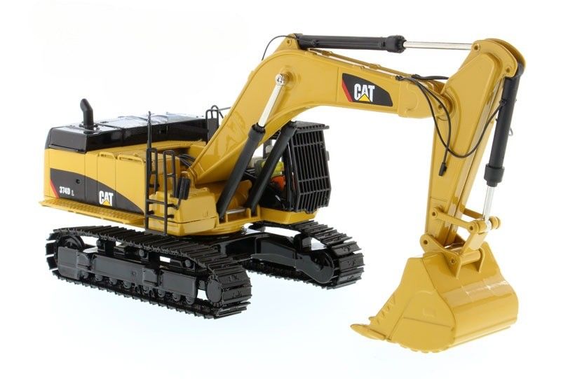 CAT 374D L Excavator Diecast Model 1/50 স্কেল অ্যালোয় নির্মাণ যানবাহন খেলনা 85274