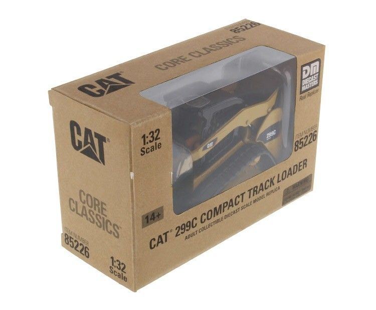 অত্যন্ত বিস্তারিত CAT 299C কমপ্যাক্ট ট্র্যাক লোডার অ্যালোয় ডাইকাস্ট মডেল 1/32 স্কেল 85226