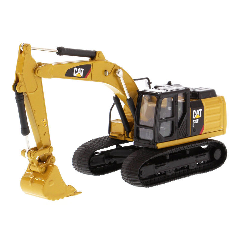 DM 85690 1/64 Caterpillar CAT320F L হাইড্রোলিক এক্সক্যাভারেটর ডাইকাস্ট অ্যালোয় মডেল সংগ্রহযোগ্য