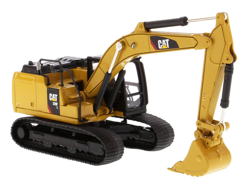 DM 85690 1/64 Caterpillar CAT320F L হাইড্রোলিক এক্সক্যাভারেটর ডাইকাস্ট অ্যালোয় মডেল সংগ্রহযোগ্য