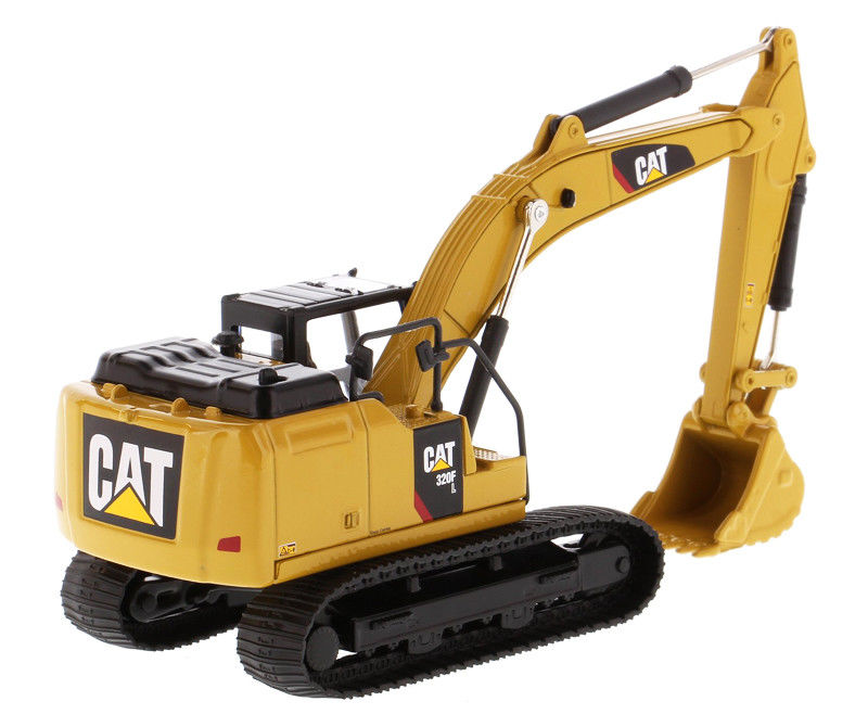 DM 85690 1/64 Caterpillar CAT320F L হাইড্রোলিক এক্সক্যাভারেটর ডাইকাস্ট অ্যালোয় মডেল সংগ্রহযোগ্য