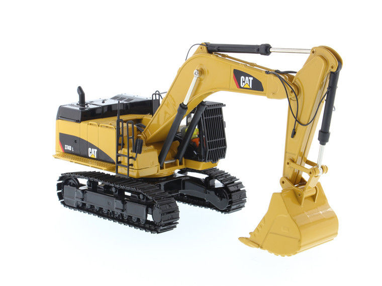 DM CAT 374D L Excavator 1/50 স্কেল অ্যালোয় ডাইকাস্ট মডেল সংগ্রহযোগ্য খেলনা 85274