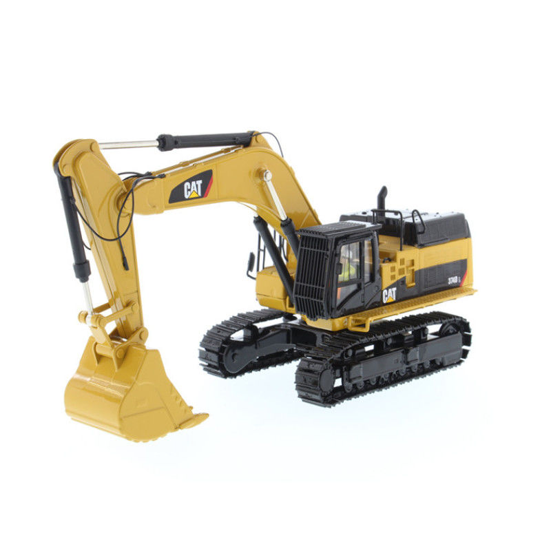 DM CAT 374D L Excavator 1/50 স্কেল অ্যালোয় ডাইকাস্ট মডেল সংগ্রহযোগ্য খেলনা 85274