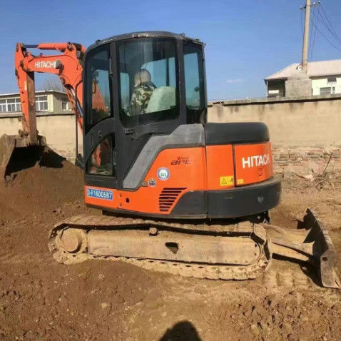ব্যবহৃত হিটাচি ZX65U মিনি খননকারী 6.5 টন কম ঘন্টা নির্মাণ ল্যান্ডস্কেপিং ইউটিলিটি জন্য