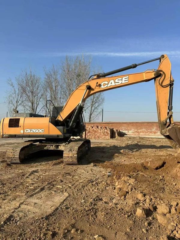 ব্যবহৃত 2019 কেস CX260C Excavator 26 টন ক্ষমতা পূর্ণ পরিষেবা খনি নির্মাণ ভূমি সরানোর
