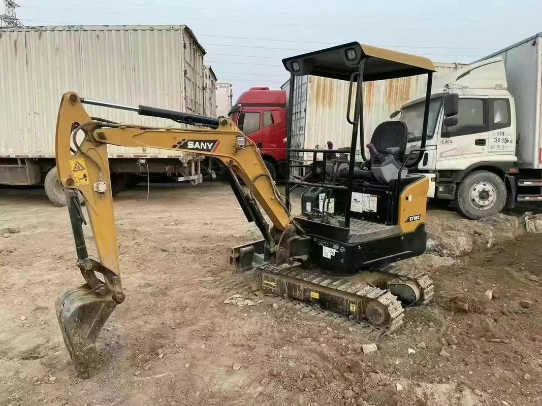2021 SANY SY16C কমপ্যাক্ট মিনি এক্সক্যাভেটর 1.6 টন 3000 ঘন্টা সিই আইএসও ল্যান্ডস্কেপিং ইউটিলিটি