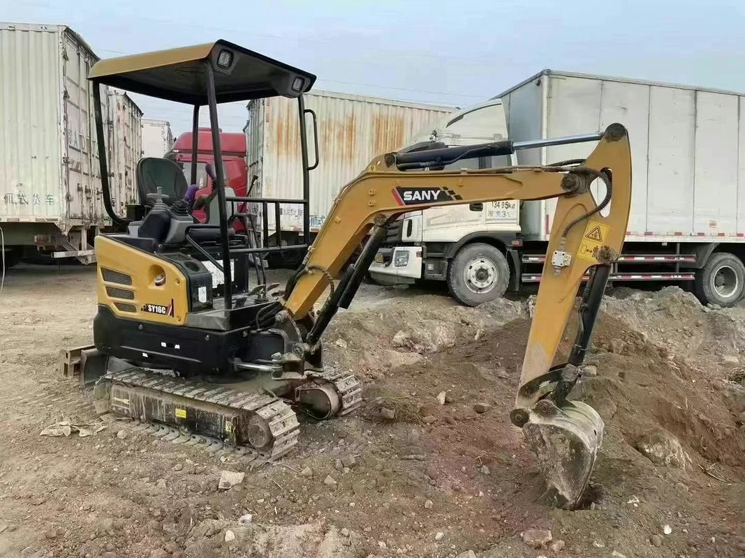 2021 SANY SY16C কমপ্যাক্ট মিনি এক্সক্যাভেটর 1.6 টন 3000 ঘন্টা সিই আইএসও ল্যান্ডস্কেপিং ইউটিলিটি