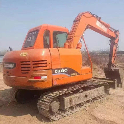ব্যবহৃত Doosan DH80 মিনি এক্সক্যাভেটর 8 টন ধারণক্ষমতা সিই আইএসও ল্যান্ডস্কেপিং ইউটিলিটির জন্য