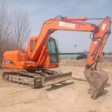 ব্যবহৃত Doosan DH80 মিনি এক্সক্যাভেটর 8 টন ধারণক্ষমতা সিই আইএসও ল্যান্ডস্কেপিং ইউটিলিটির জন্য