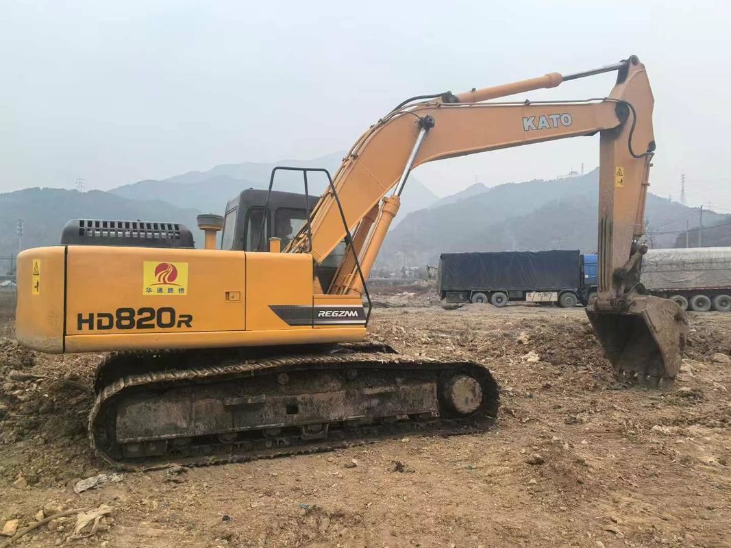 ব্যবহৃত কাতো HD820R মিনি এক্সক্যাভেটর 8 টন ক্ষমতা পূর্ণ পরিষেবা সিই আইএসও ল্যান্ডস্কেপিং ইউটিলিটি