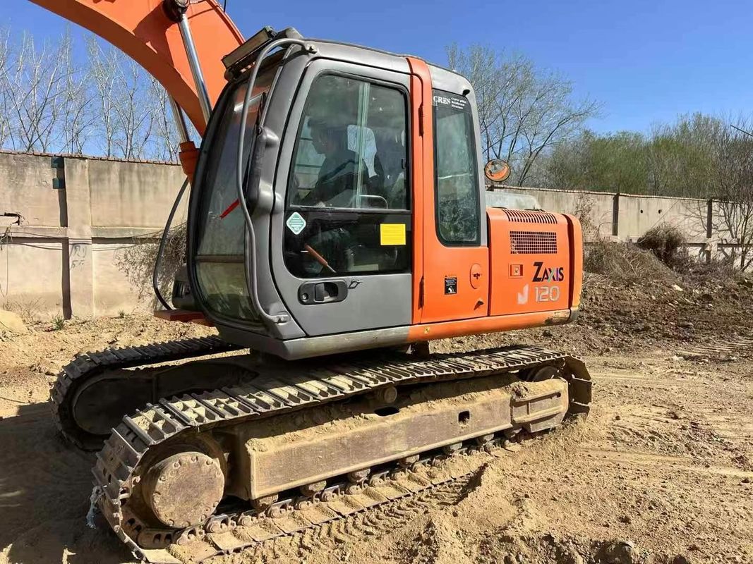 ব্যবহৃত Hitachi ZAXIS 120 Excavator 12Ton ক্ষমতা পূর্ণ সেবা ইতিহাস নির্মাণ খনির