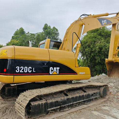 ব্যবহৃত CAT 320C L Excavator 5-5km/h ভ্রমণ গতি 6-4L ইঞ্জিন স্থানচ্যুতি কর্মক্ষমতা