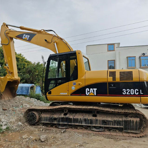 ব্যবহৃত CAT 320C L Excavator 5-5km/h ভ্রমণ গতি 6-4L ইঞ্জিন স্থানচ্যুতি কর্মক্ষমতা