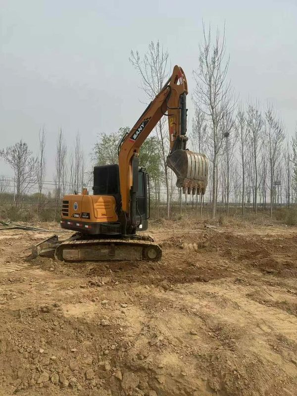 ব্যবহৃত সানি ৬০ সি এক্সক্যাভার কম ঘন্টা ভালো অবস্থায় প্রতিযোগিতামূলক দাম রপ্তানির জন্য প্রস্তুত
