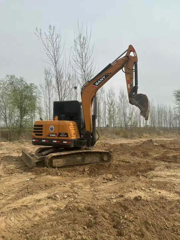 ব্যবহৃত সানি ৬০ সি এক্সক্যাভার কম ঘন্টা ভালো অবস্থায় প্রতিযোগিতামূলক দাম রপ্তানির জন্য প্রস্তুত