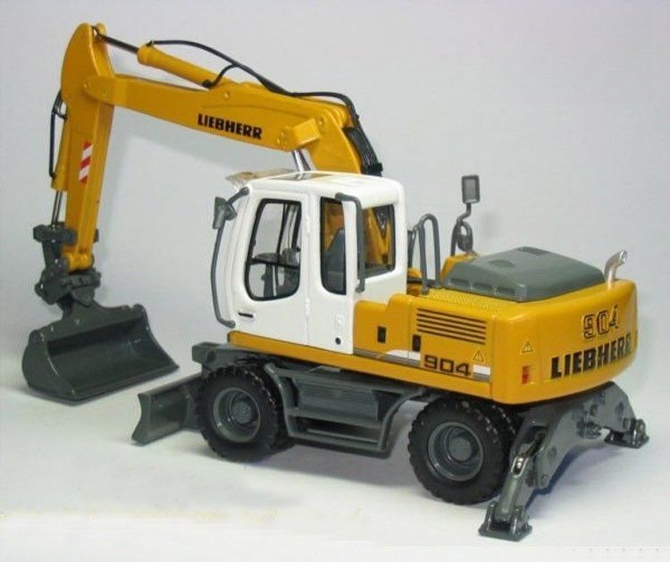 1/50 Liebherr A904C চাকার খননকারী মডেল ডাই কাস্ট মেটাল সংগ্রহযোগ্য 58004