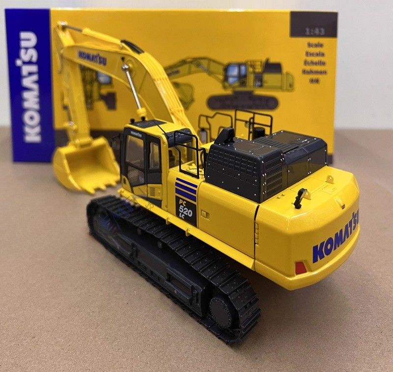 1/43 স্কেল কমাতসু PC520LC-11M0 অ্যালোয় ডাই-কাস্ট এক্সক্যাভেটর মডেল - লাইসেন্সকৃত সংগ্রাহক