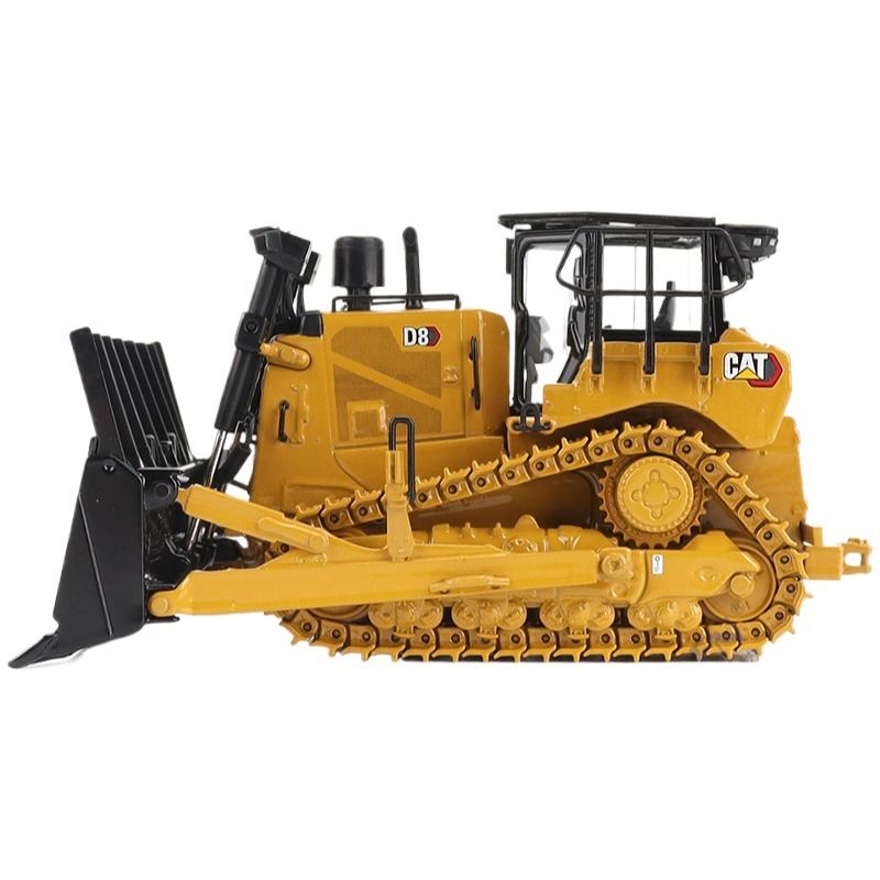 ডাইকাস্ট মাস্টার্স 1:50 স্কেল ভারী দায়িত্ব Dozer ট্র্যাক বুলডোজার স্ক্র্যাপ প্রসেসর মডেল 85758