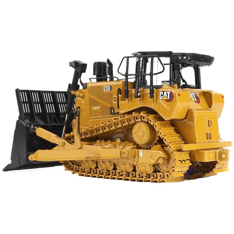 ডাইকাস্ট মাস্টার্স 1:50 স্কেল ভারী দায়িত্ব Dozer ট্র্যাক বুলডোজার স্ক্র্যাপ প্রসেসর মডেল 85758