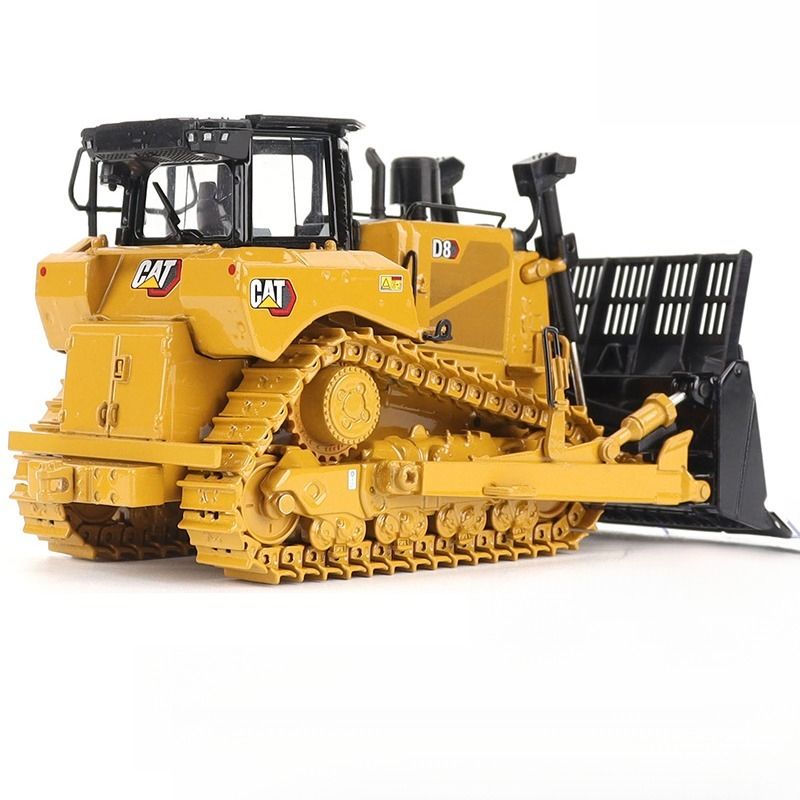 ডাইকাস্ট মাস্টার্স 1:50 স্কেল ভারী দায়িত্ব Dozer ট্র্যাক বুলডোজার স্ক্র্যাপ প্রসেসর মডেল 85758
