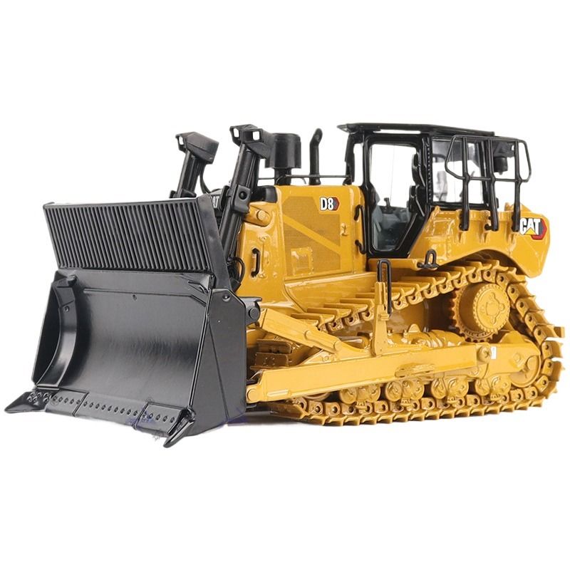 ডাইকাস্ট মাস্টার্স 1:50 স্কেল ভারী দায়িত্ব Dozer ট্র্যাক বুলডোজার স্ক্র্যাপ প্রসেসর মডেল 85758