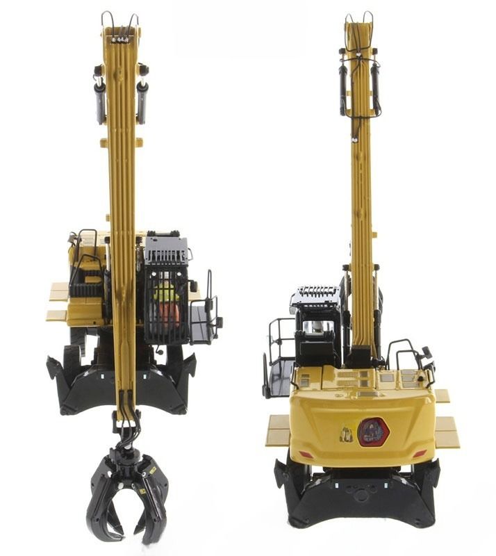 DM MH3040 উপাদান হ্যান্ডলার খাদ খননকারী ইঞ্জিনিয়ারিং যানবাহন মডেল 1/50 ডাইকাস্ট 85958