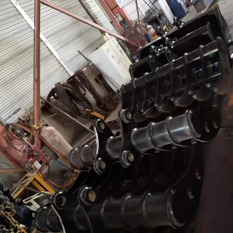 উচ্চ মানের কাস্টম PC100-6 10 টন Excavator Rake Bucket OEM সংযুক্তি নির্মাণ