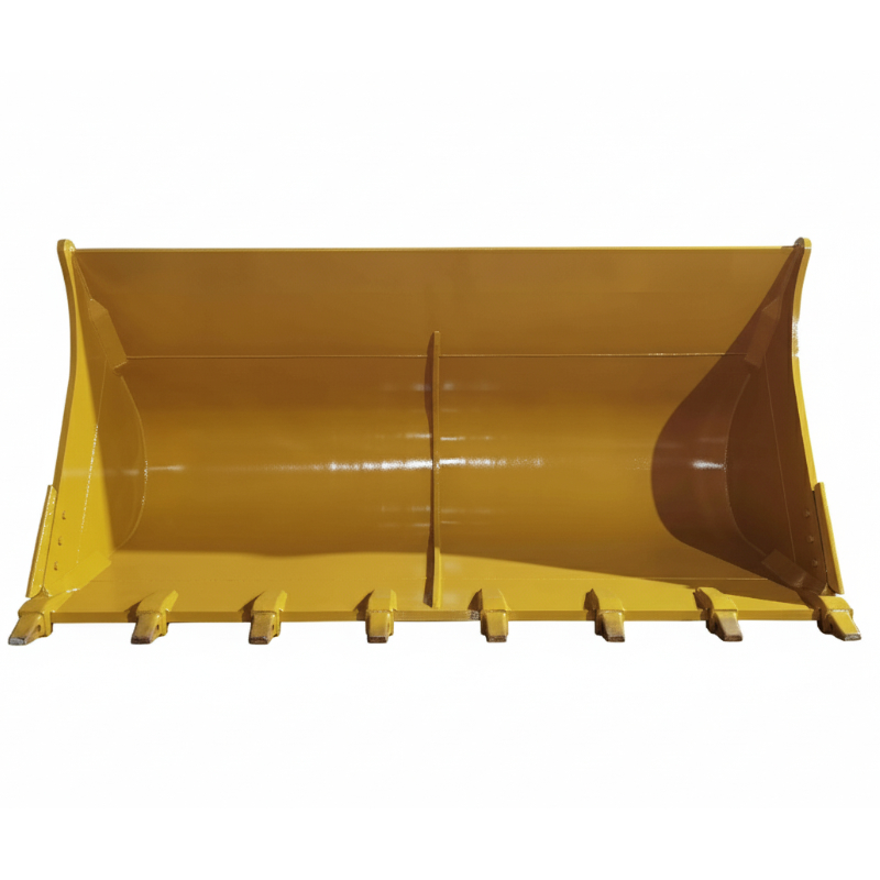 ক্যাট ৯৮০ হুইল লোডারের জন্য কাস্টমাইজড ৫.৫ ঘনমিটারের এক্সকাভেটর বালতি - ভারী শুল্ক Q355B রক বালতি