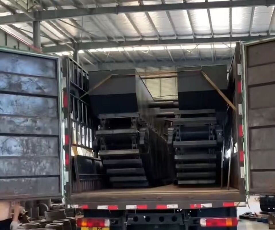 কাস্টম অ্যামফিবিয়ান এক্সক্যাভেটর ট্র্যাক পন্টোন জন্য Swamp Wetland Marshland Undercarriage বিভিন্ন মডেল সরবরাহকারী